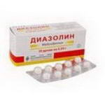 Диазолин драже 0,05г N20