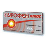 Нурофен плюс таб.200мг 12.8мг N12