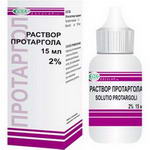 Դեղերի նկարագրություն, Протаргол р-р 2% 15мл