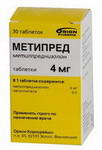 Метипред таб. 4мг N30