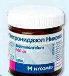 Դեղերի նկարագրություն, Метронидазол таб. 500мг N20