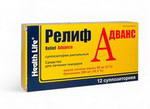 Релиф Адванс рект.суппозитории N12